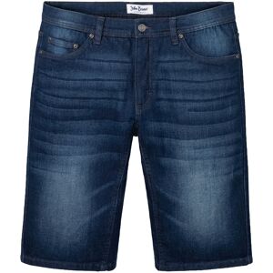 bonprix Bermuda en jean extensible avec entrejambe renforce, Regular Fit bleu 40/56