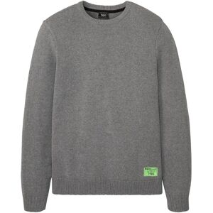 bonprix Pull en matiere recyclee gris 60/62 (XXL)/52/54 (L)/64/66 (3XL)/48/50 (M)/44/46 (S)/56/58 (XL)