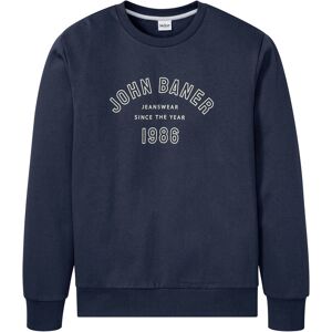 bonprix Sweat-shirt bleu 44/46 (S)/64/66 (3XL)/56/58 (XL)/68/70 (4XL)/52/54 (L)/48/50 (M)/60/62 (XXL) - Publicité