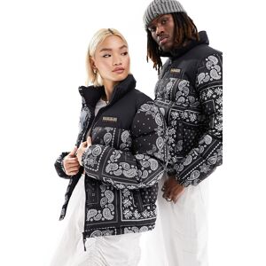 Napapijri Doudoune aA  motif cachemire Noir Noir M unisex