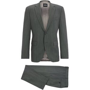 Boss Costume Regular Fit en tissu stretch infroissable à micro motif Gris sombre 27,26,110,106,102,58,56,54,52,50,48,46,44 - Publicité