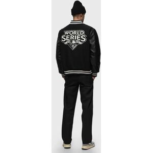 New Era MLB WORLD SERIES VARSITY JACKET NY YANKEES men Bomber Jackets College Jackets black en taille:L