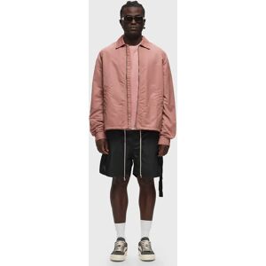 Rick Owens WOVEN PADDED ZIP FRONT JACKET men Bomber Jackets Overshirts pink en taille:XL