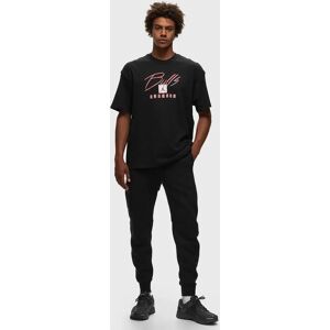 NBA Chicago Bulls Courtside Statement Edition Max90 Tee men Shortsleeves black en taille:XL