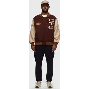 Honor The Gift HTG LETTERMAN JACKET men Bomber Jackets College Jackets brown beige en taille:XL