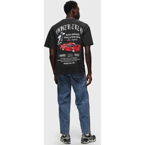 INNER CITY AUTO SERVICE SS TEE men Shortsleeves black en taille:L