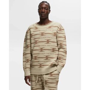 H WIRE KNIT SWEATER men Pullovers beige en taille:XL