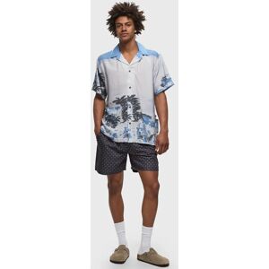 Coastal AOP SS Shirt men Shortsleeves blue en taille:M