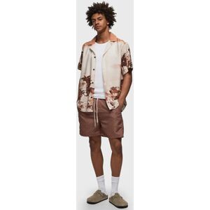 Coastal AOP SS Shirt men Shortsleeves brown en taille:XL