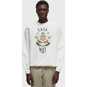 CASA WAY EMBROIDERED UNISEX SWEATSHIRT men Sweatshirts blue en taille:L