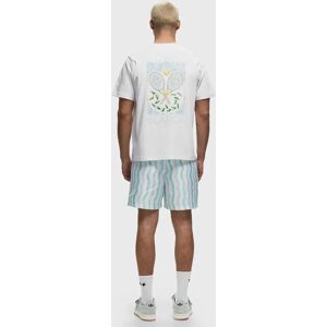 TENNIS PASTELLE PRINTED T-SHIRT men Shortsleeves yellow en taille:XL