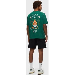 CASA WAY PRINTED T-SHIRT men Shortsleeves green en taille:XXL