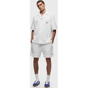 MENS JACQUARD MONOGRAM TOWELLING SHIRT men Shortsleeves white en taille:XL