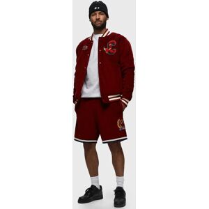 Mitchell & Ness NBA COLLEGIATE FASHION SHORTS CHICAGO BULLS men Sport & Team Shorts red en taille:L - Publicité