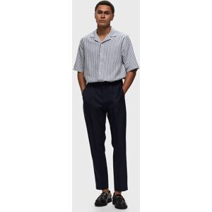 Officine Générale DREW PTS ITALIAN FRESCO WOOL TAILORING men Casual Pants blue en taille:M