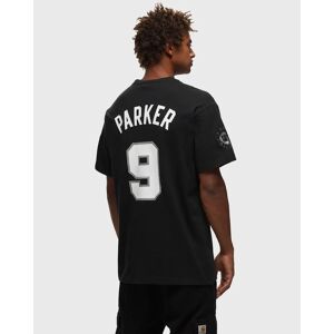 NBA N&N; PREMIUM TEE SAN ANTONIO SPURS HALL OF FAME TONY PARKER #9 men Shortsleeves Team Tees black en taille:S