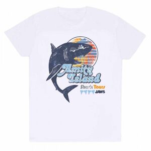 Unisex Adult Amity Island Tours Shark T-Shirt
