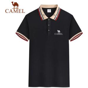 Polo brodé à manches courtes pour hommes avec col à revers, été, respirant, décontracté, à la mode, col jacquard, chemise de tempérament