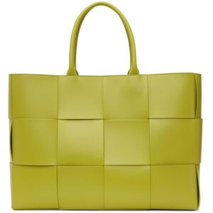 Bottega Veneta Cabas Arco jaune en cuir - UNI - Publicité