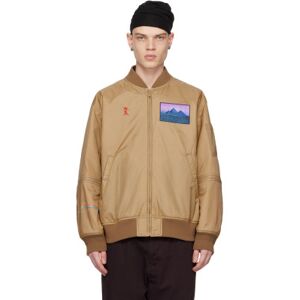 UNDERCOVER Blouson aviateur beige à images - JP 3 - Publicité