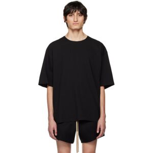 Fear of God T-shirt noir en crêpe double face - XXL - Publicité