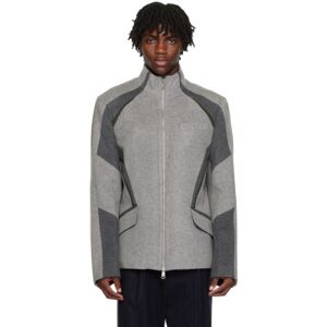 ADER error Blouson gris à panneaux - L - Publicité