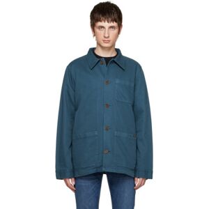 Nudie Jeans Blouson Barney indigo - XS - Publicité