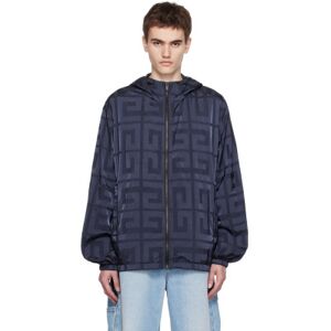 Givenchy Blouson bleu marine à motif 4G - IT 46 - Publicité