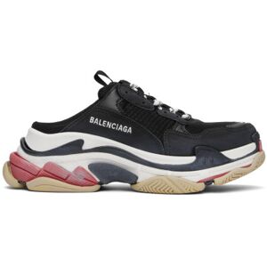 Balenciaga Mules Triple S noir et rouge - IT 46 - Publicité