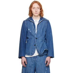 ADER error Veston Alviat bleu en denim - XL - Publicité