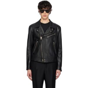 TOM FORD Blouson motard noir en cuir - IT 50 - Publicité