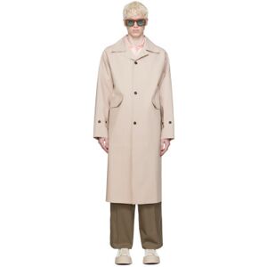 Camiel Fortgens Manteau long beige - S - Publicité