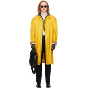 Maison Margiela Trench jaune à effet taché - IT 50 - Publicité