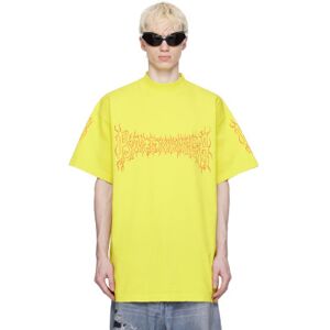 Balenciaga T-shirt jaune à logos Darkwave - 3 - Publicité