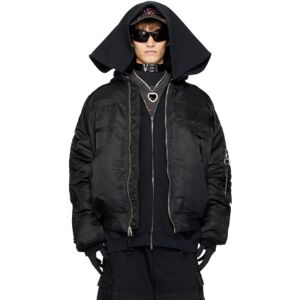 VETEMENTS Blouson aviateur Blackout noir édition Alpha Industries - XS - Publicité