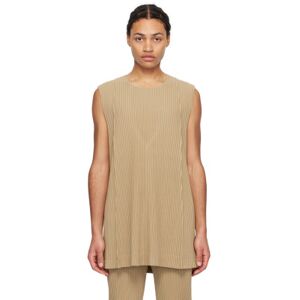 Homme Plissé Issey Miyake Débardeur Monthly Color February beige - 2 - Publicité