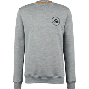 - Fleecewool Crew Neck - Pull en laine mérinos taille XS, gris