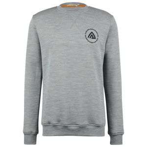 - Fleecewool Crew Neck - Pull en laine mérinos taille M, gris