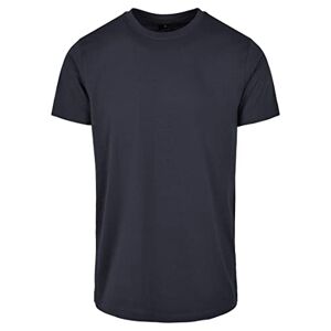 Build Your Brand Basic Round Neck T-Shirt, Navy, 5XL Homme - Publicité