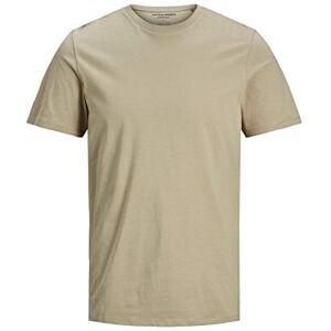 Jack & Jones Tee-Shirt Basique JJEORGANIC Basic SS O-Neck Noos, Crockery/détail : Fin, XS Homme - Publicité