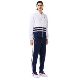 Lacoste SPORT Ensemble Survêtement hom, Blanc/Bleu Marine/Blanc, L - Publicité