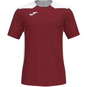 Joma Chemise Manches Courtes Championship VI Bordeaux Blanc, - Publicité