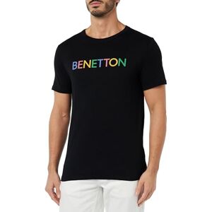 United Colors of Benetton Homme T-shirt  T-shirt, Schwarz 928, S - Publicité