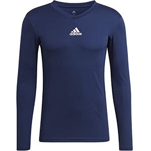 Adidas Homme Team Base Tee JERSEY LONG SLEEVE , Navblu, L EU - Publicité