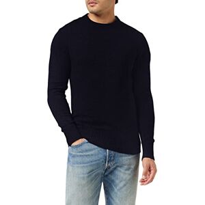 Schott Nyc Homme  Pull Sweater, Navy, L Uk - Publicité