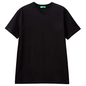 United Colors of Benetton T- Shirt Pull, Noir (Nero 100), Small Homme - Publicité