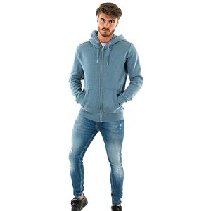 Superdry Essential Logo Zip Hoodie, Sweat-Shirt À Capuche Sport Homme, Bluestone Blue Marl, - Publicité