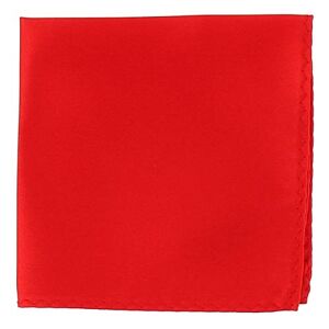 cravateSlim Pochette Costume Rouge intense Mouchoir de Poche Rouge Bordeaux Accessoire Carré Poche de Veste Mariage, Cérémonie - Publicité
