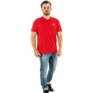 Adidas Essentials Single Jersey Embroidered Small Logo T-Shirt, Better Scarlet, M Male Adult - Publicité