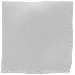 cravateSlim Pochette Costume Gris Argent Mouchoir de Poche Homme Argenté Accessoire Carré Poche de Veste Mariage, Cérémonie - Publicité